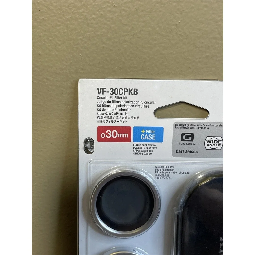 SONY VF-30CPKB 30mm Circularly polarized light filter kit